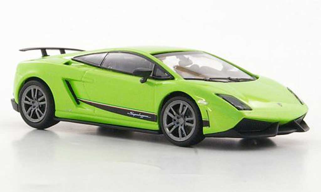 Lamborghini Gallardo LP570-4 1/43 Minichamps LP570-4 Superleggera grun 2010 modelauto