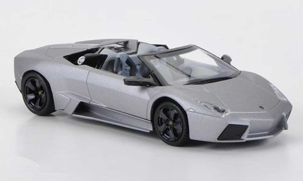 Lamborghini Murcielago Reventon 1/43 Minichamps Reventon Roadster matt-grijs 2010 modelauto