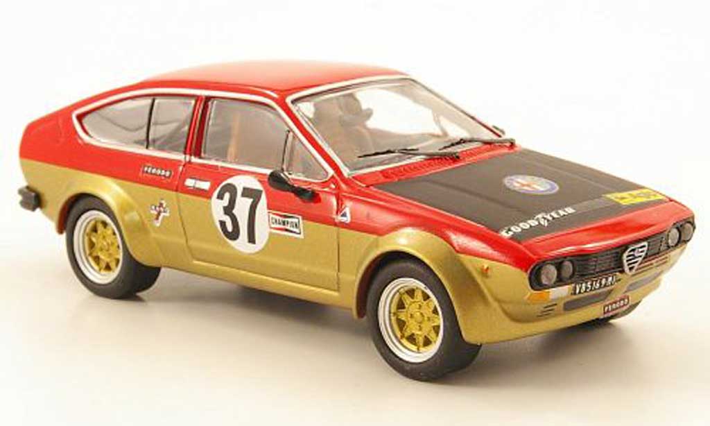 Alfa Romeo GT 2.0 1/43 M4 V 2.0 Alfetta No.37 1000 km Spa 1976 modelauto