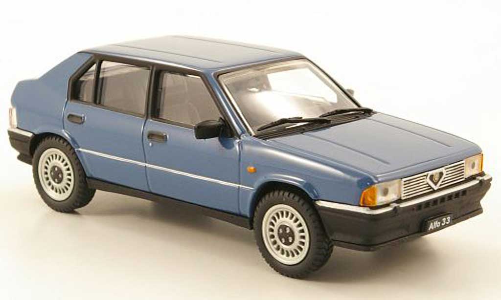 Alfa Romeo 33 1.3 1/43 Pego 1.3 blauw 1983 modelauto