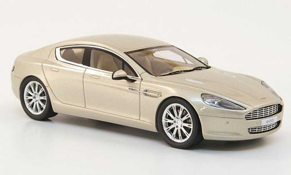 Aston Martin Rapide 1/43 Minichamps beige Autosalon Genf 2010 modelauto