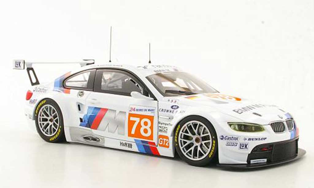 Bmw M3 E92 1/18 Minichamps E92 GT2 Motorsport Mueller / Farfus / Alzen24h Le Mans 2010 modelauto