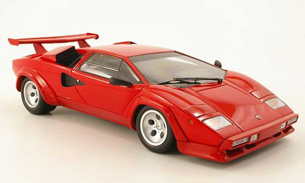 Lamborghini Countach LP 500 1/18 Kyosho LP 500 s rood modelauto