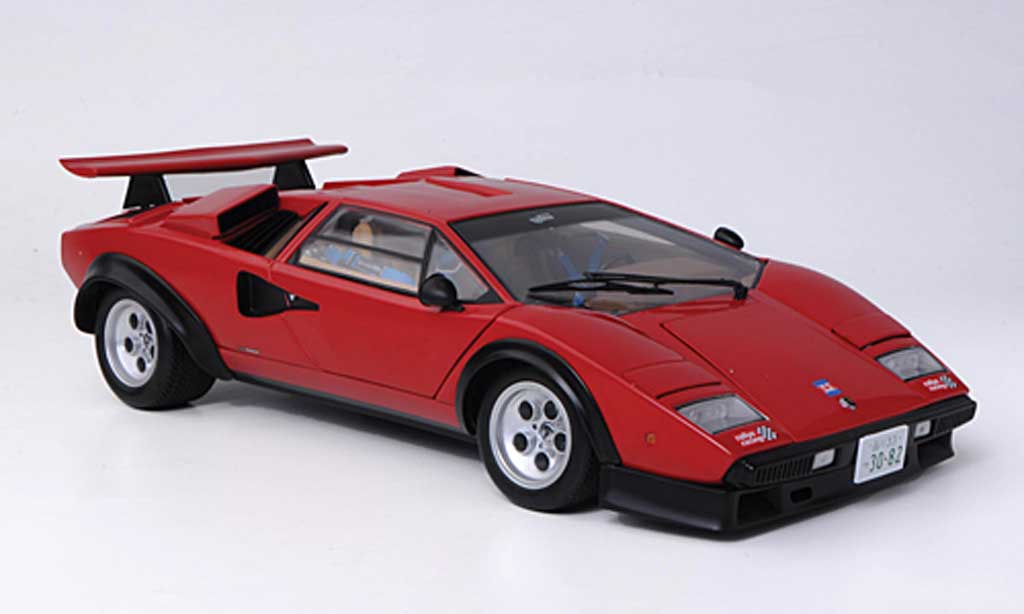Lamborghini Countach 5000 S 1/18 Kyosho 5000 S Walter Wolf rood modelauto