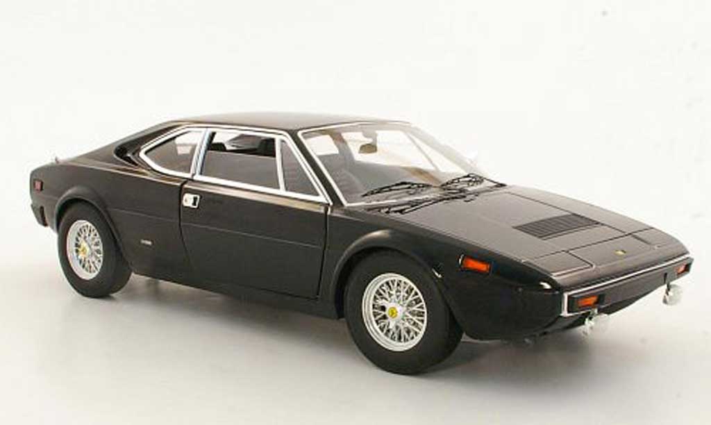 Ferrari 308 GT4 1/18 Hot Wheels Elite GT4 Dino zwart owned by Elvis Presley modelauto