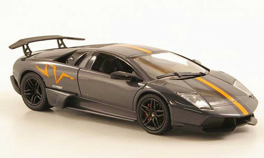 Lamborghini Murcielago LP670 1/43 Norev LP670 SV grijs China Edition 2010 modelauto