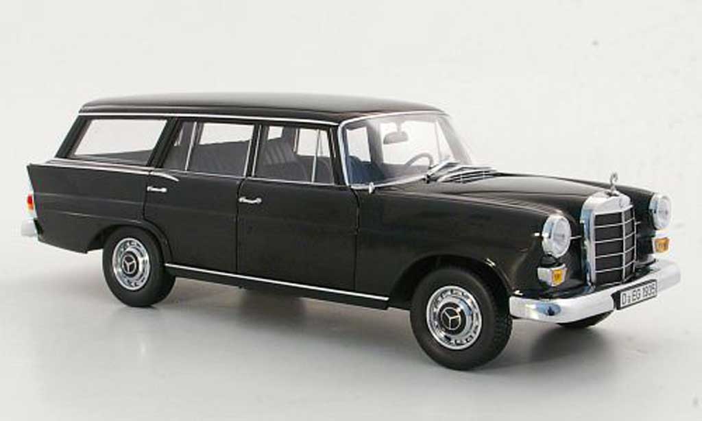 Mercedes 200 1/18 Norev (W110) Universal zwart 1968 modelauto