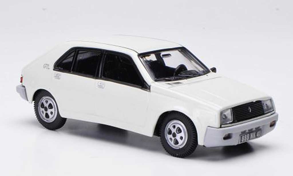 Renault 14 GTL 1/43 Norev GTL wit 1979 modelauto