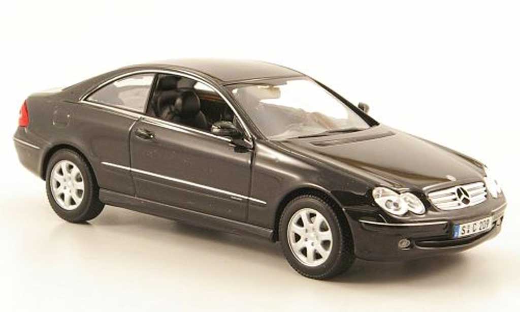 Mercedes Classe CL 1/43 Minichamps K (C209) zwart 2001 modelauto