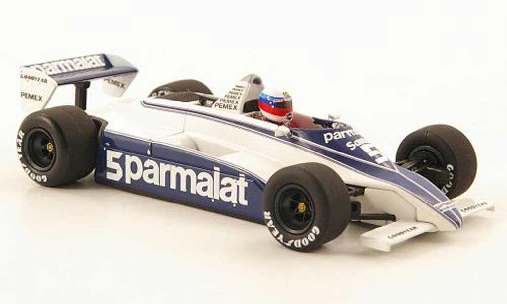 Ford F1 1981 1/43 Minichamps 1981 Brabham BT49C No.5 Parmalat Test Paul Ricard modelauto