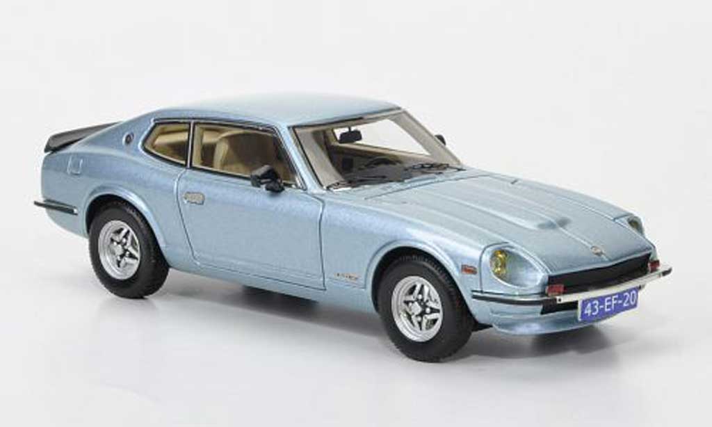 Datsun 260Z 1/43 Neo 2+2 grijs blauw 1975 modelauto
