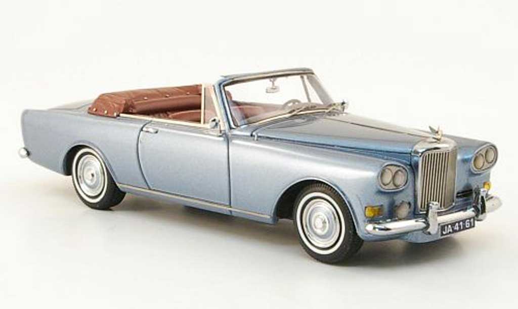 Bentley Continental SIII 1/43 Neo SIII Mulliner Park Ward DHC grijs blauw 1963 modelauto