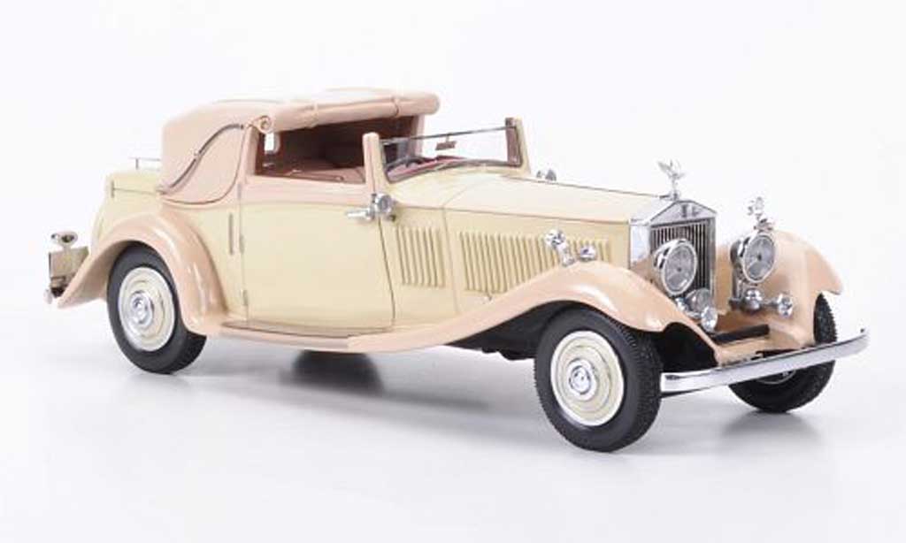 Rolls Royce Phantom 1934 1/43 Neo 1934 II Owen Sedanca Coupe J. Gurnney Nutting & Co. beige/beige 1934 modelauto