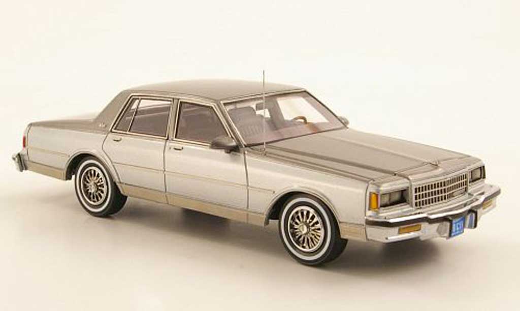 Chevrolet Caprice Classic 1/43 Neo grijs/grijs 1985 modelauto