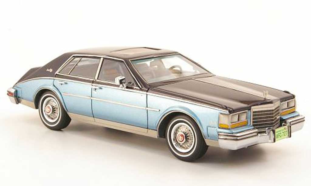 Cadillac Seville 1981 1/43 Neo 1981 MK II blauw/blauw modelauto