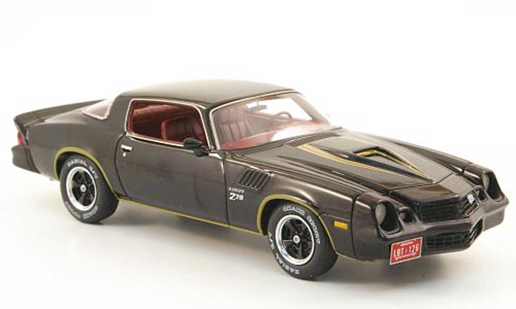 Chevrolet Camaro Z28 1/43 Neo Z28 Z 28 zwart mit golden Streifen 1978 modelauto