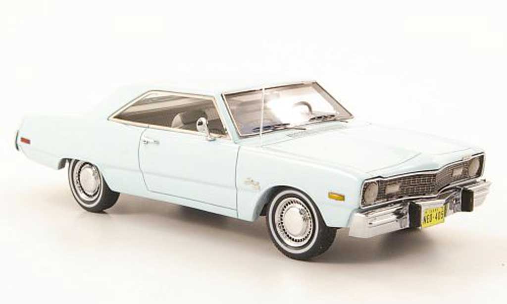 Dodge Dart 1973 1/43 Neo 1973 Swinger blauw 1973 modelauto