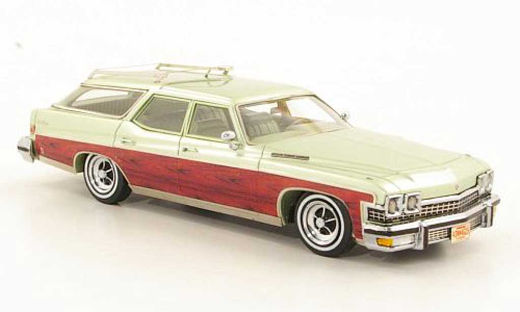 Buick Le Sabre 1/43 Neo Wagon grun/bois 1974 modelauto