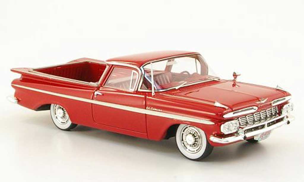 Chevrolet El Camino 1/43 Neo rood 1959 modelauto