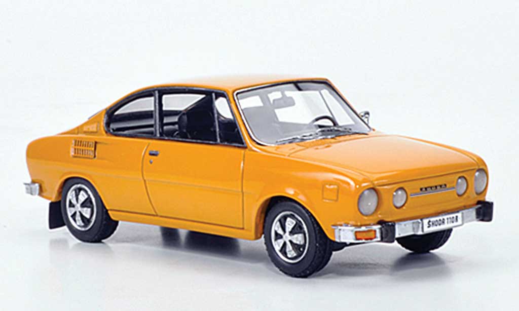 Skoda 110 1/43 Neo R Coupe ocker limitierte Auflage 300 1972 modelauto