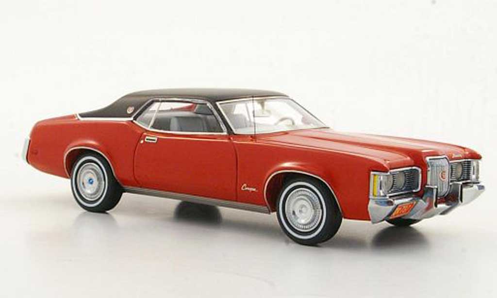 Mercury Cougar 1/43 American Excellence MkII rood/zwart limited edition 1971 modelauto