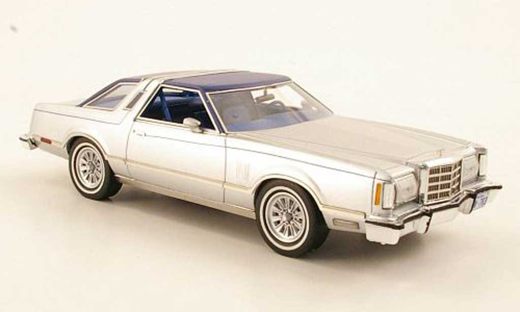 Ford Thunderbird 1979 1/43 American Excellence 1979 grijs /blauw limited edition modelauto