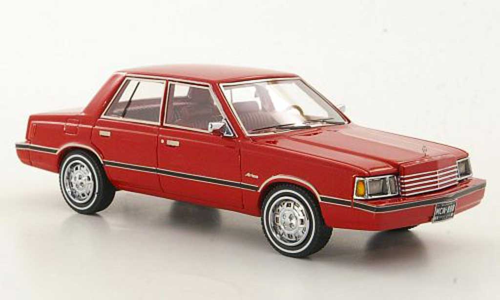 Dodge Aries 1/43 American Excellence (K-Car) rood limited edition 1983 modelauto
