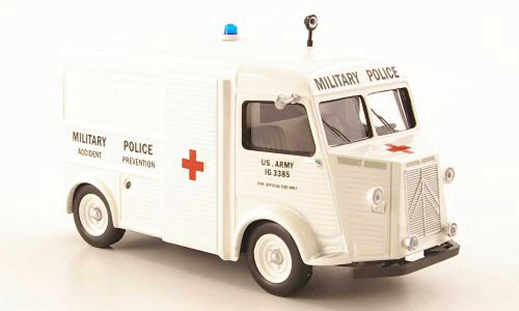 Citroen Type H 1/43 IXO Military Politie Accident Prevention 1967 modelauto