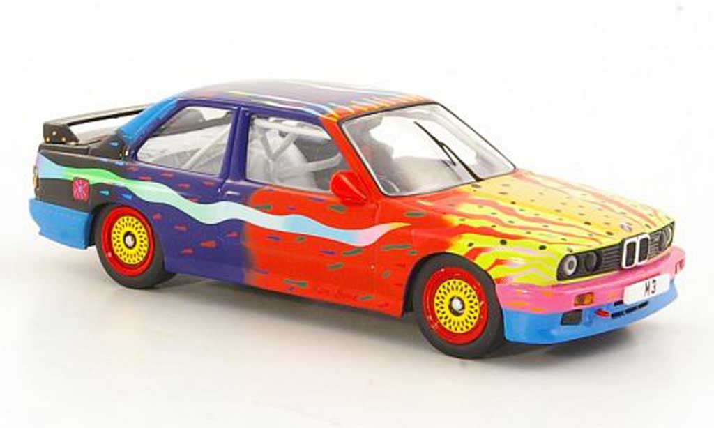 Bmw M3 E30 1/43 IXO E30 Art Car Ken Done 1990 modelauto