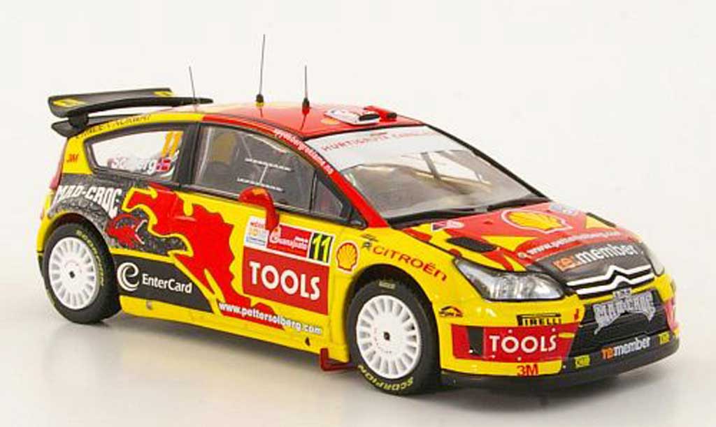 Citroen C4 WRC 2010 1/43 IXO WRC 2010 No.11 P.Solberg / D.Mills Rally Mexiko modelauto