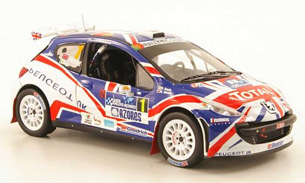 Peugeot 207 S2000 1/43 IXO S2000 No.1 Total IRC Azoren Rally 2010 modelauto