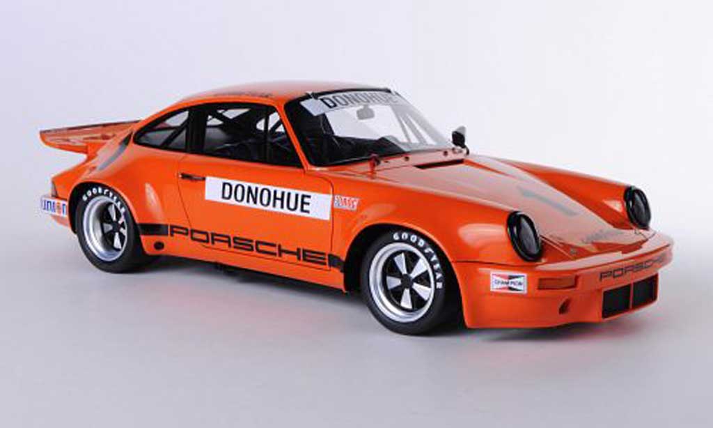 Porsche 930 RS 1/18 Spark RS 3.0 No.1 M.Donohue IROC 1975 modelauto