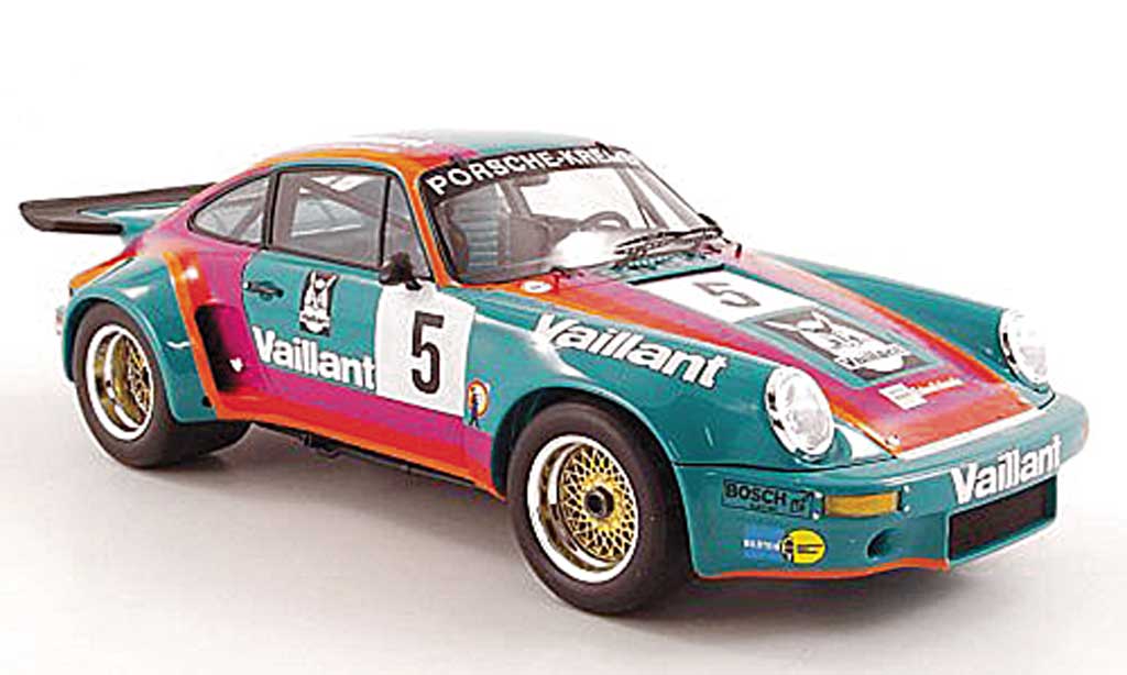 Porsche 930 RSR 1/18 Spark RSR 3.0 No.5 Vaillant B.Wollek DRM 1975 modelauto