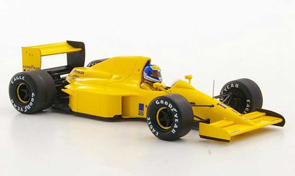 Lotus F1 1990 1/43 Spark 1990 102 No.11 Camel D.Warwick GP Belgien modelauto