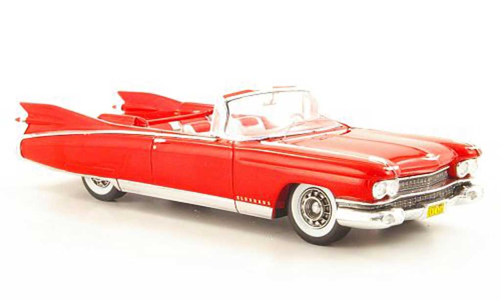 Cadillac Eldorado 1/43 Spark Biarritz rood 1959 modelauto
