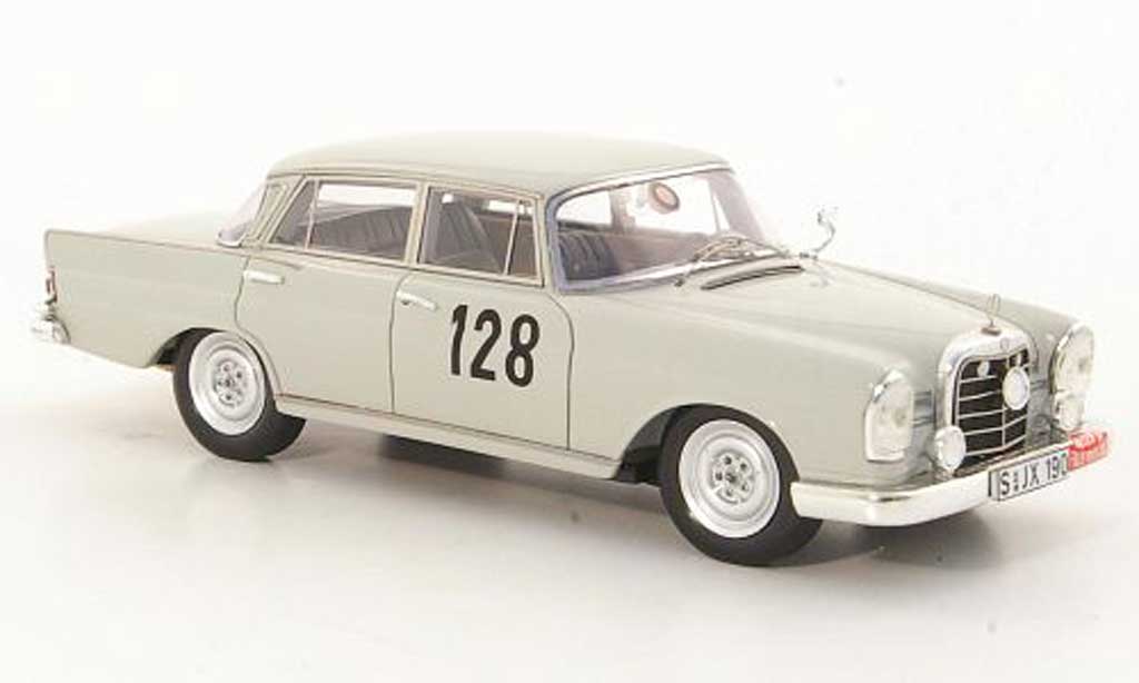 Mercedes 220 SE 1/43 Spark SE (W111) No.128 W.Schock / R.Moll Rally Monte Carlo 1960 modelauto