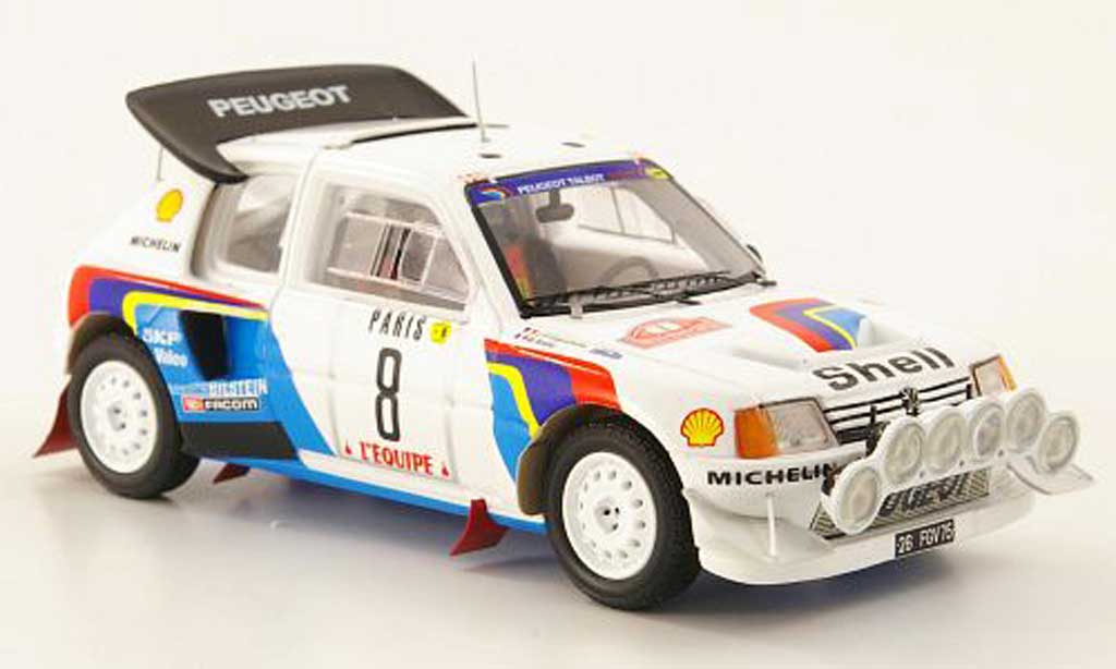 Peugeot 205 Turbo 16 1/43 Spark Turbo 16 T16 Evolution 2 No.8 S Rally Monte Carlo 1986 modelauto