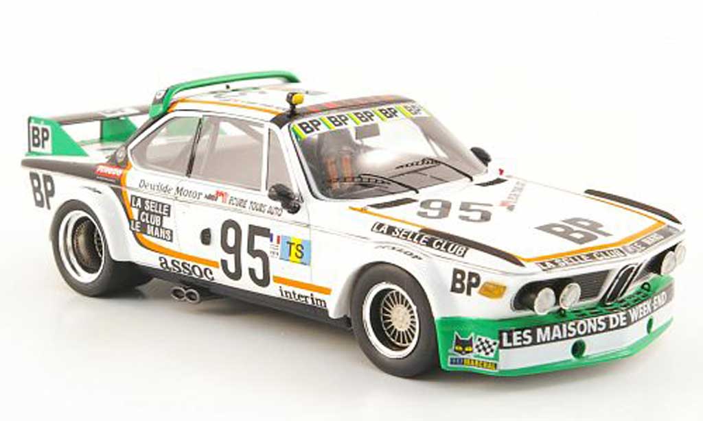 Bmw 3.0 CSL 1/43 Spark CSL Gruppe 2 No.95 BP 24h Le Mans 1976 modelauto