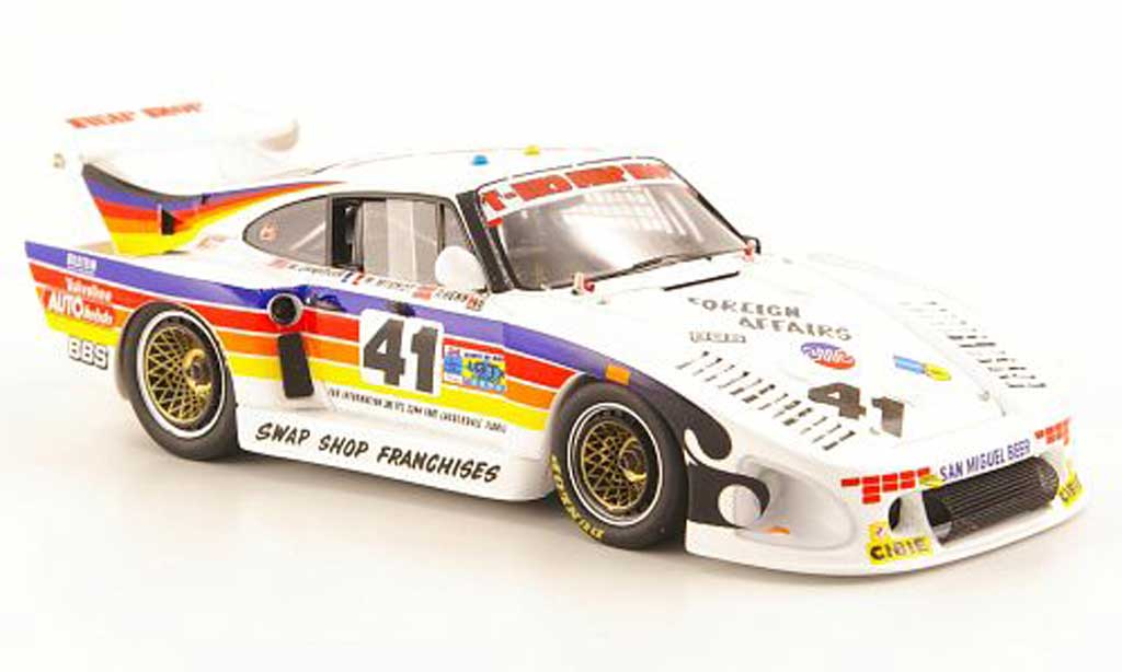 Porsche 935 1981 1/43 Spark 1981 K3 No.41 T-Bird Swap Shop 24h Le Mans modelauto