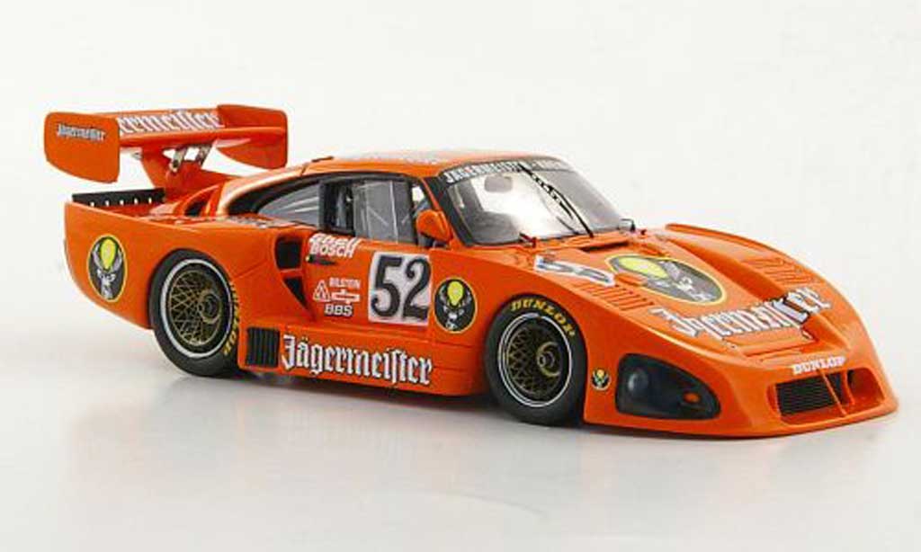 Porsche 935 1981 1/43 Spark 1981 K4 No.52 Jagermeister DRM Zolder modelauto