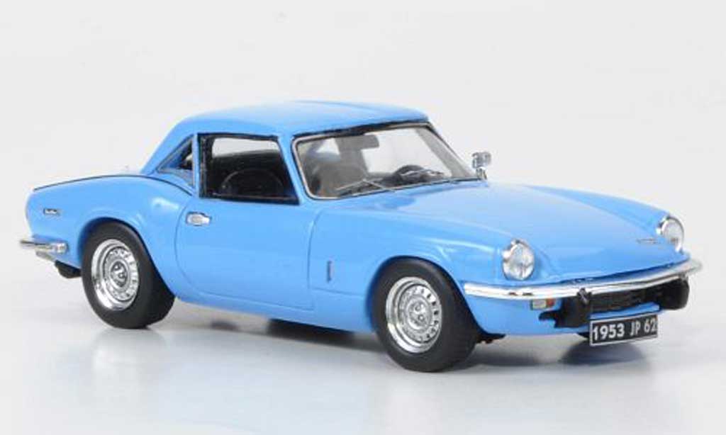 Triumph Spitfire 1/43 Spark MKIV blauw 1971 modelauto