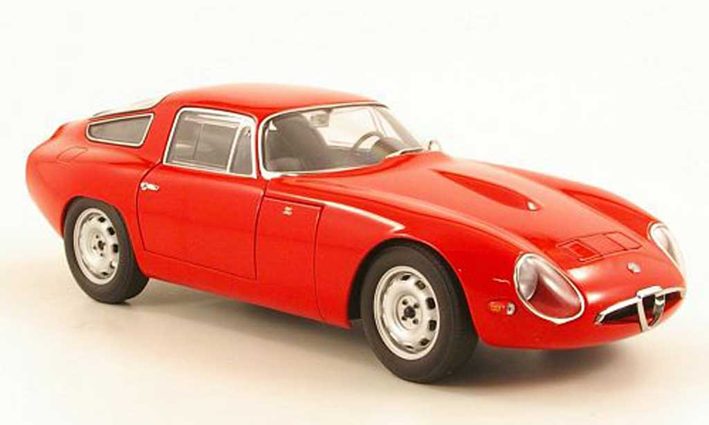 Alfa Romeo Giulia TZ1 1/18 Autoart TZ1 rood 1963 modelauto