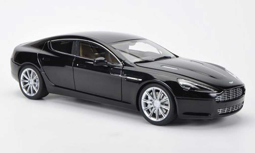 Aston Martin Rapide 1/18 Autoart zwart LHD 2010 modelauto