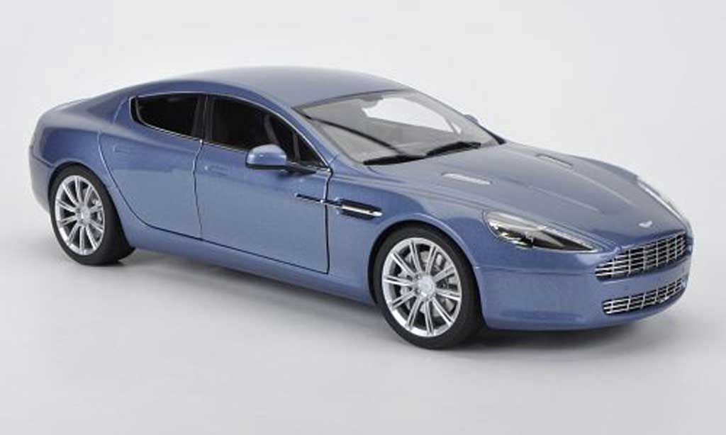 Aston Martin Rapide 1/18 Autoart blauw grijs 2010 modelauto