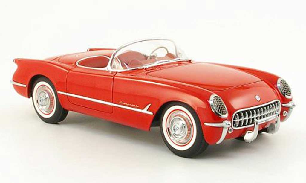 Chevrolet Corvette C1 1/18 Autoart C1 rood 1954 modelauto