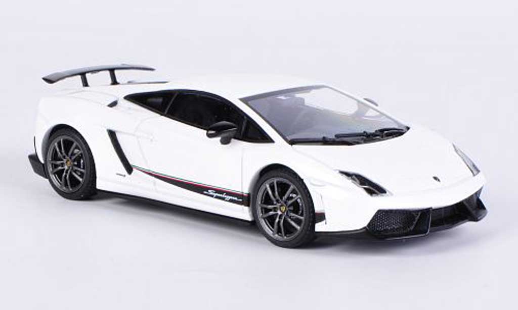 Lamborghini Gallardo LP570-4 1/43 Autoart LP570-4 Superleggera wit 2010 modelauto