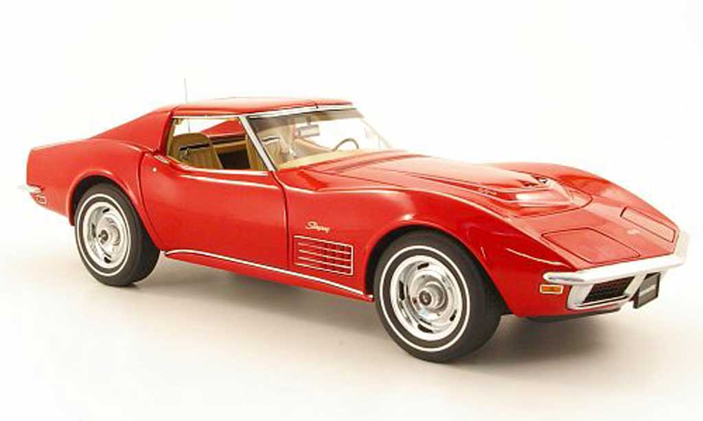 Chevrolet Corvette C3 1/18 Autoart C3 rood 1970 modelauto