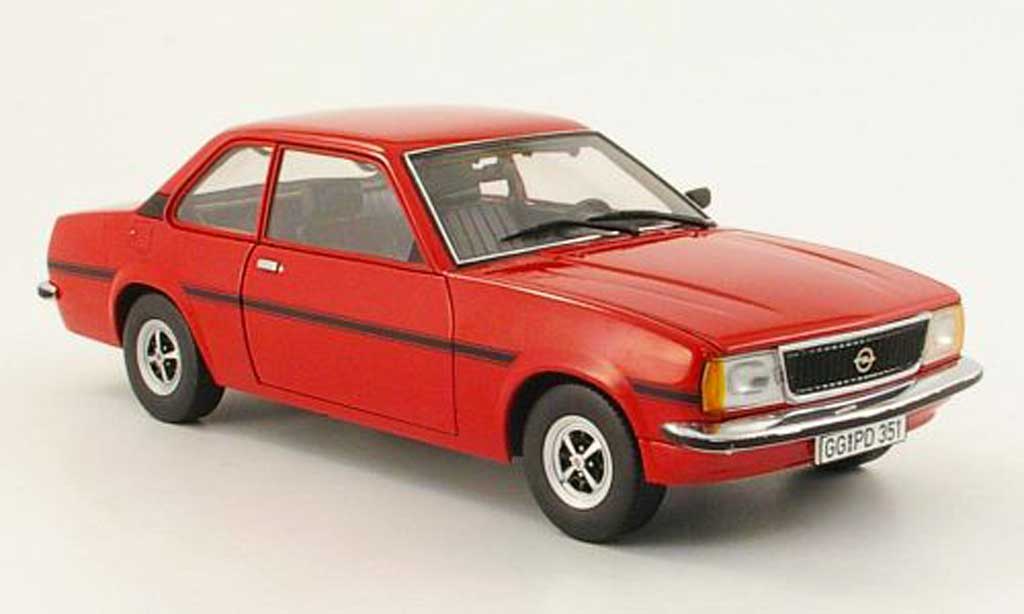 Opel Ascona B 1/18 Sun Star B sr rood 1975 modelauto