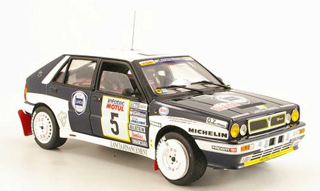 Lancia Delta HF Integrale 1/18 Sun Star HF Integrale No.5 France Tour de Corse 1989 B.Saby / D.Grataloup modelauto