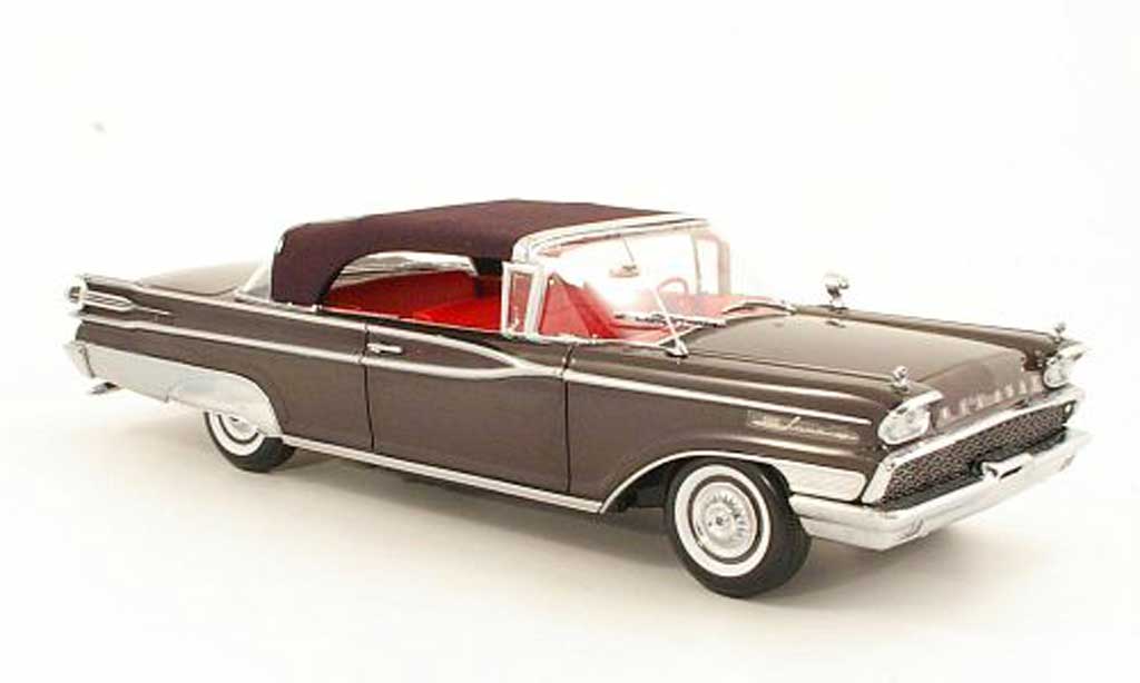 Mercury Parklane 1/18 Sun Star Cabriolet grijs bruin/zwart geschlossen 1959 modelauto